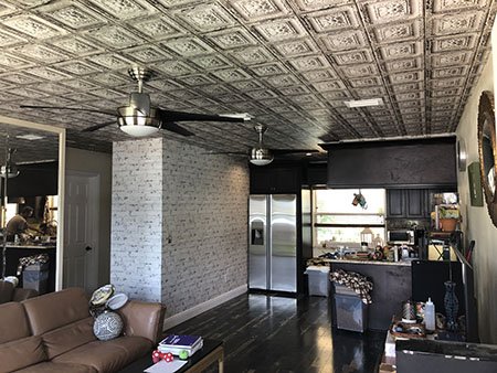 Antique Looking ceiling wallpaper