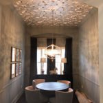 Floral Ceiling wallpaper in Dining Room